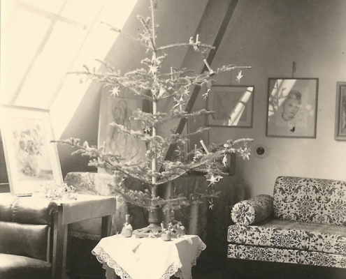 Advent im Atelier 1949